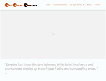 Tablet Screenshot of lasvegasbowlers.com